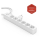 HAMA Listwa antyprzepięciowa 6GN SCHUKO, biała, 1,4M, - 1416378 - zdjęcie 2